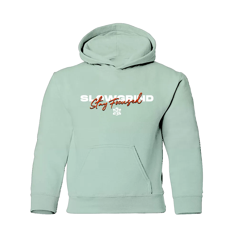 Slow Grind Stay Focused Kid Hoodie